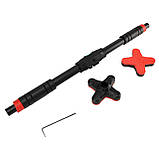 Турнік розсувний Cornix Pro+ 70-100 см XR-0286 Black/Red, фото 4