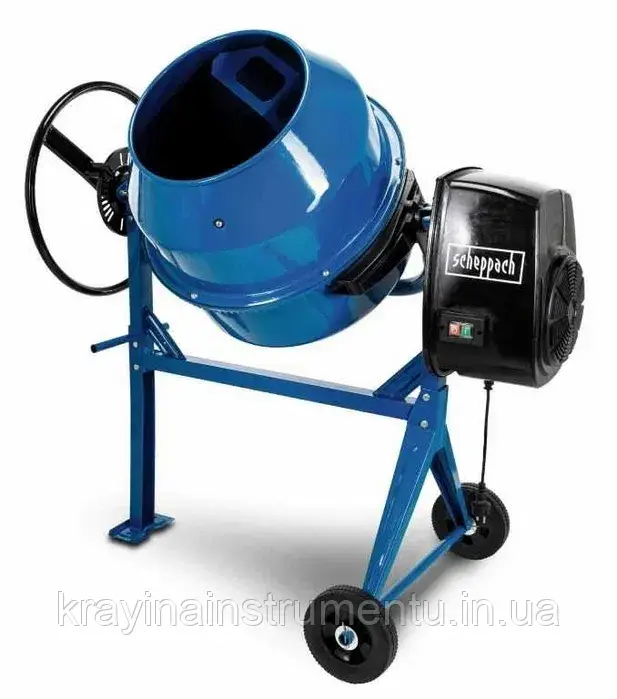 Бетонозмішувач Scheppach MIX140L (520 Вт, 140 л)