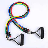 Спортивні гумки еспандер exercise, Стрічка еспандер для турніка, Еспандери для фітнесу вправи ZJ-51, фото 5