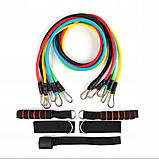 Спортивні гумки еспандер exercise, Стрічка еспандер для турніка, Еспандери для фітнесу вправи ZJ-51, фото 8