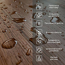 Ламінат SW ProFloor SPC дуб коричневий 185х1220х4мм/0.3 (D) SW-00001386 (ціна за 1шт), фото 6