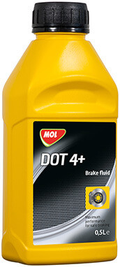 Гальмівна рідина MOL DOT4+ 0,5л
