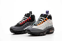 Зимові Чоловічі Кросівки Nike Air Max 95 Sneakerboot Grey Black / Найк Аїр Макс 95 Снікербут Сірі з Чорним, фото 6