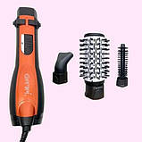 Щітка сушка для волосся Gemei Gm-4828, Електричний фен з дифузором, Розкладний фен для волосся CG-20, фото 2