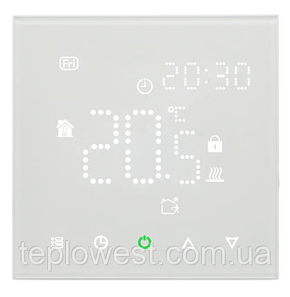 Терморегулятор Ecoset PWT-003 сенсорный программируемый для теплого пола, фото 1