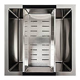 Кухонна мийка Platinum Handmade CM 4444 під стільницю квадратна 3.0/0.8, фото 2