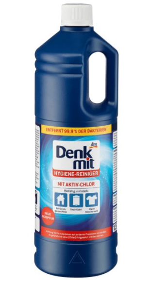 Гігієнічний очищувач для дезінфекції поверхонь Denkmit Hygiene-Reiniger 1,5 л 4058172185649