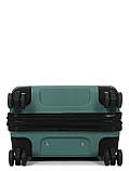 Валіза мала S поліпропілен зелена 55х36х23+5см/47л/2.9кг/Worldline 292, фото 7