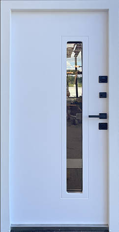 Двері вуличні Qdoors серія СТРОНГ з ТЕРМОРОЗРИВОМ модель ТЕРМІКС, фото 2