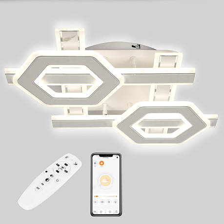 Стельова LED люстра, світлодіодний світильник Sunlight 6077/500, фото 1