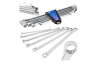 Набір ключів накидних екстра довгих, 6од. 8-24 мм Falon-Tech FT0821