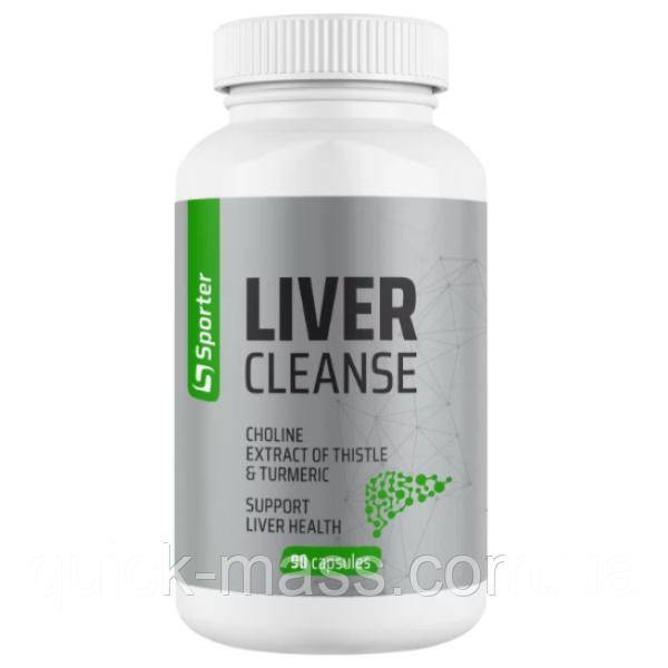 Комплекс для підтримки печінки Sporter Liver Cleanse - 90 капс, фото 1