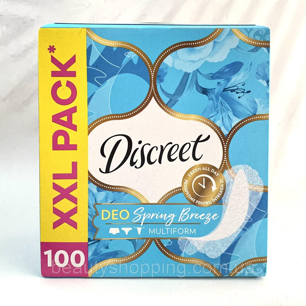 Discreet Deo Spring Brezze muitiform Жіночі щоденні гігієнічні прокладки 100 штук
