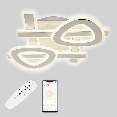 Стельова LED люстра, світлодіодний світильник Sunlight 6076/500, фото 1