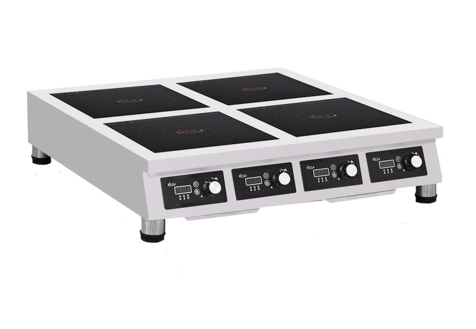 Індукційна плита професійна на 4 конфорки КИЙ-В ПІ-4.2-14 Н