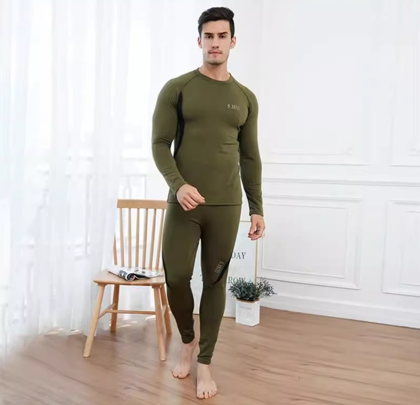 Термобілизна (комплект штани + кофта) спортивна тактична (олива), фото 1