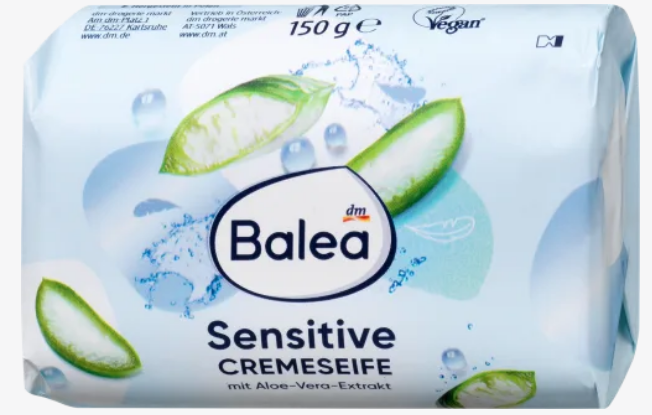 Крем-мило Balea "Sensitive" для чутливої ​​шкіри, 150 г 4066447704761