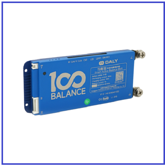 Universal BMS smart плата DaLy LiFePO4 4-8S 100A з Bluetooth + CAN + активний балансир 1A