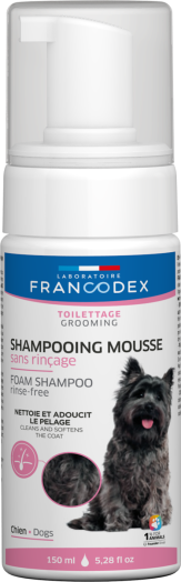 Шампунь для собак незмивний Laboratoire FRANCODEX Foam Shampoo Rince-Free 150 мл
