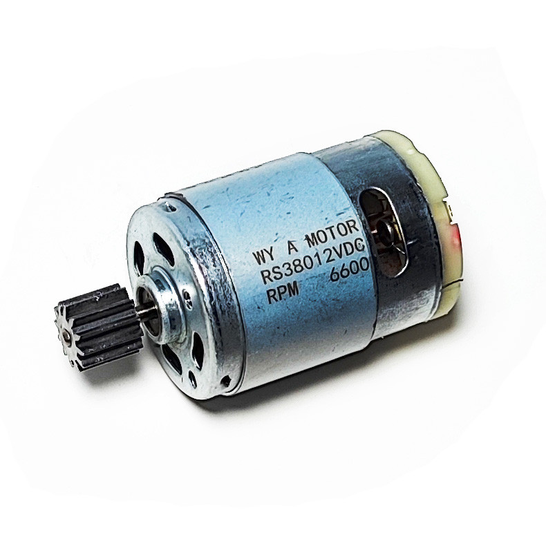 Мотор кермового редуктора RS380 12 V 6600 rpm для дитячого електромобіля