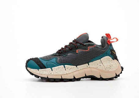 Зимові Чоловічі Кросівки Reebok Zig Kinetica 2 Edge Black / Рибок Зіг Кінетика 2 Едж Чорні з Синім, фото 1