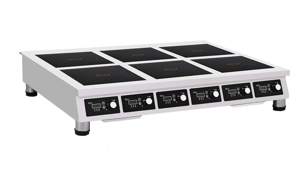 Індукційна плита професійна на 6 конфорки КИЙ-В ПІ-6.2-21 Н, фото 1