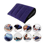 Надувна подушка для сексу трикутник "Toughage" - багатофункціональна подушка для сексу клин, фото 3