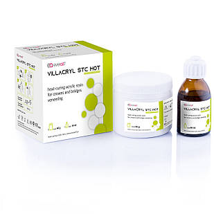 Вілакрил Villacryl STC HOT A1 80Г + 40 МЛ ПЛАСТМАСА ДЛЯ ОБЛИЦЮВАННЯ КОРОНОК ТА МОСТІВ