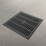 Решітка Base 300х300 пластикова чарункова чорна А15, фото 3