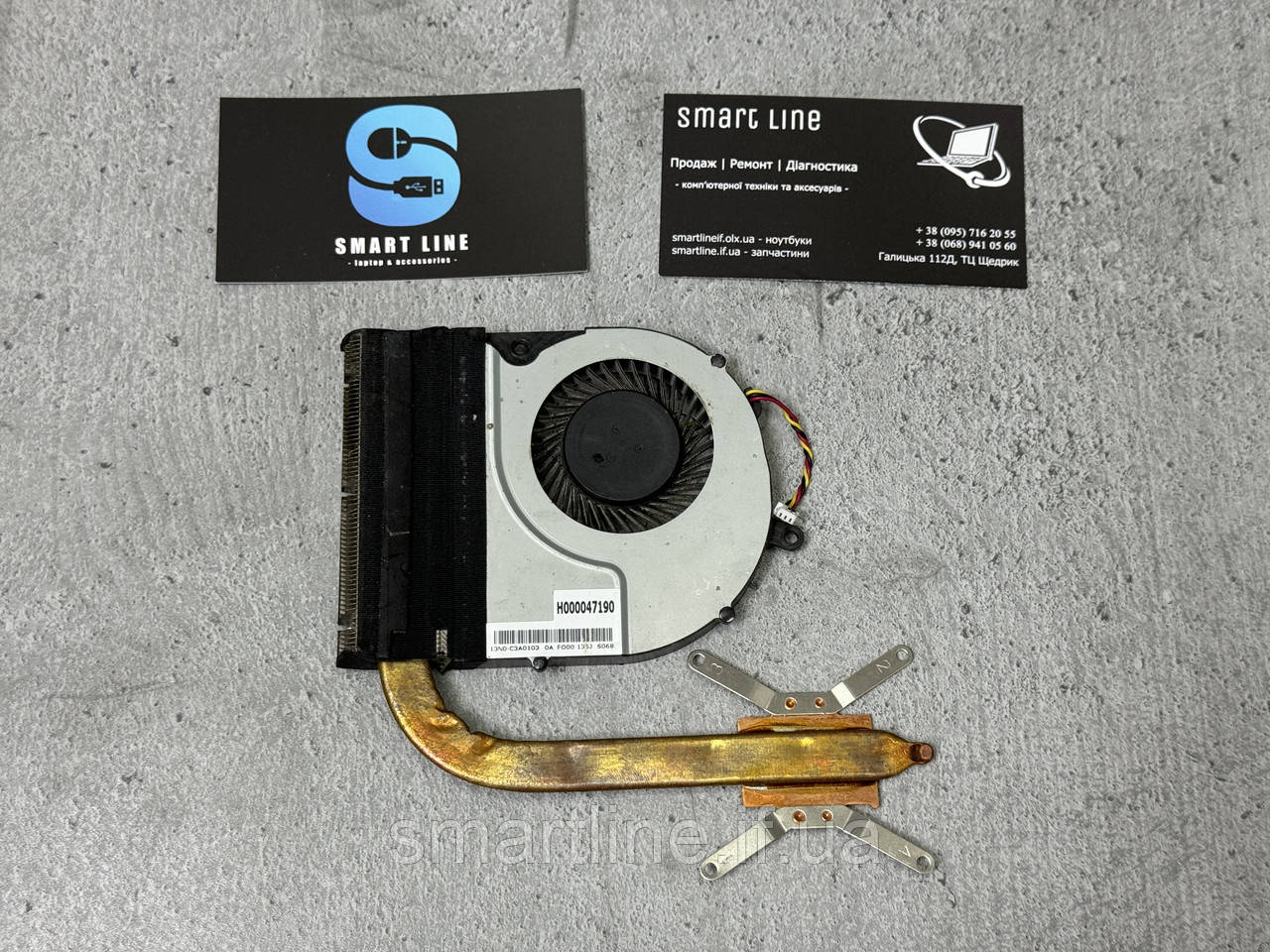 Радіатор термотрубка для ноутбука Toshiba P50-A | P55-A | P50T-A | S50 | S55 | 13N0-C3A0103, DFS531305M30T