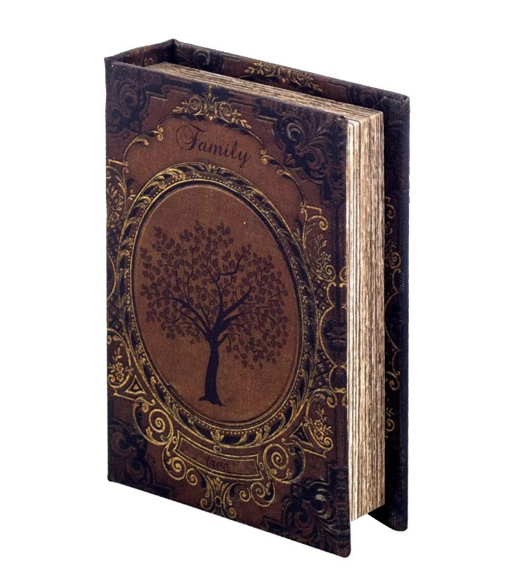 Книга сейф сімейне дерево, книга-сейф із замком 0001-028