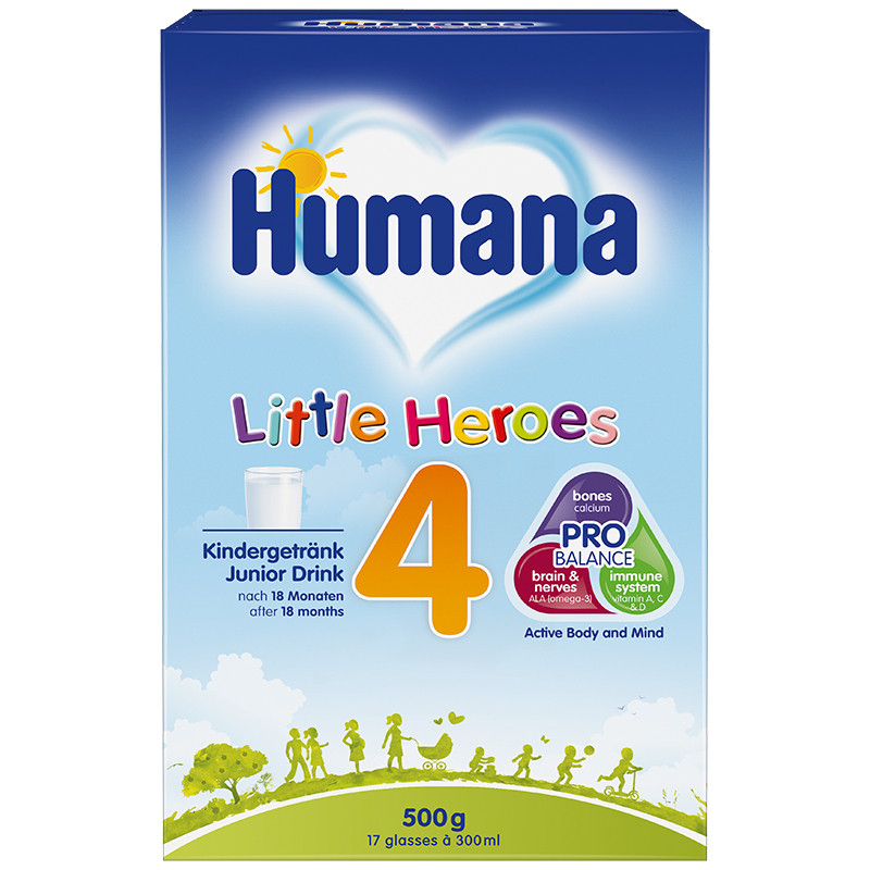 Humana 4 Суміш для дітей від 18 місяців, 500г. (Хумана)