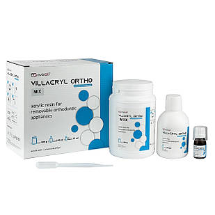 Villacryl Ortho - Вілакрил пластмаса для виготовлення знімних ортодонтичних апаратів набір