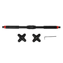Турнік розсувний Cornix Pro+ 90-130 см XR-0287 Black/Red, фото 3