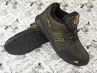 NEW BALANCE 510 зимние кожаные кроссовки на меху