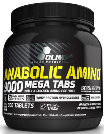 Комплекс амінокислот Olimp Anabolic Amino 9000 300 таблеток, фото 1