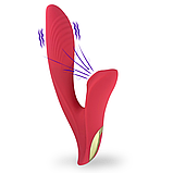 Вакуумний подвійний вібратор V-Sucker, фото 6