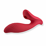 Вакуумний подвійний вібратор V-Sucker, фото 7