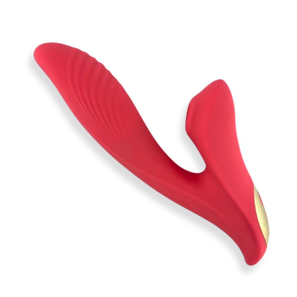 Вакуумний подвійний вібратор V-Sucker, фото 1