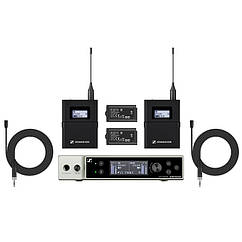 Цифрова петлична радіосистема (подвійна) SENNHEISER EW-DX MKE 2 SET (S1-10)
