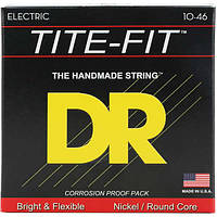 Струны DR MT-10 Tite-Fit Nickel Plated Electric Guitar Strings Meduim 10-46