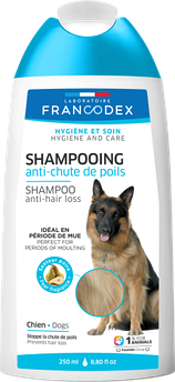 Шампунь для собак проти випадіння шерсті FRANCODEX Shampoo anti-hair loss, 250 мл