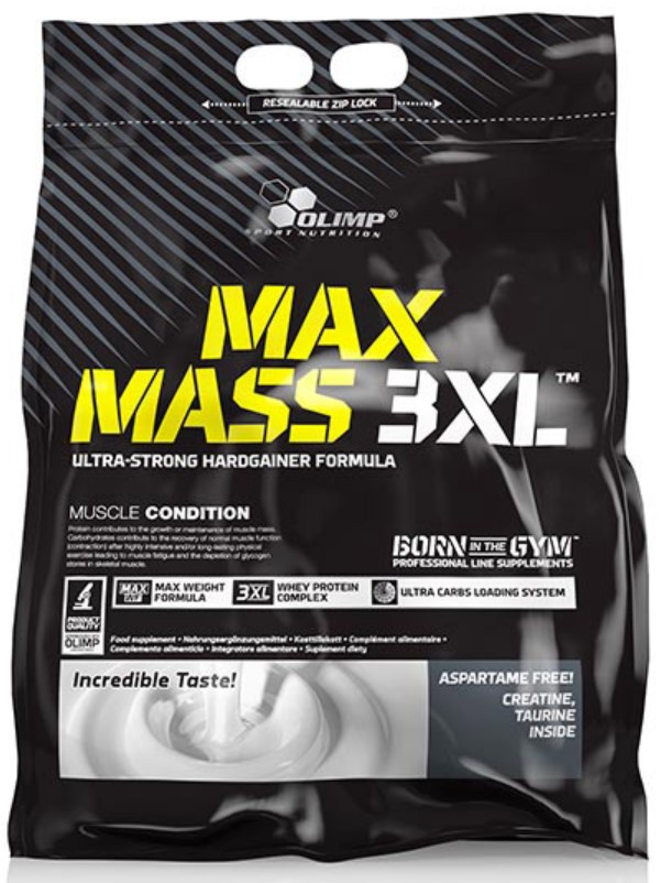 Гейнер для набору ваги Olimp MAX MASS 3 XL 6 кг Полуниця