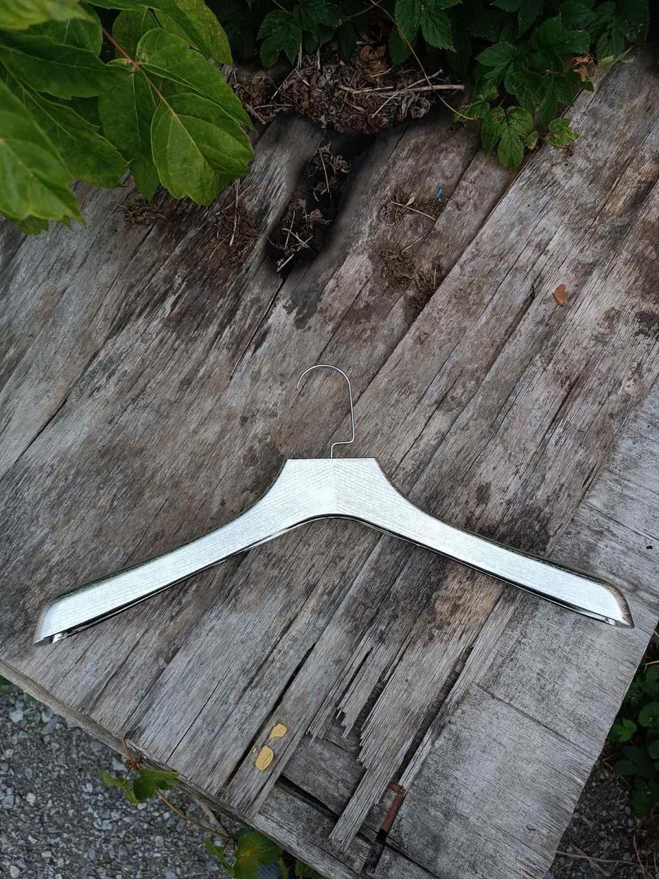 Плічка(вішалки) пластикові Срібло для одягу 40 см, фото 1