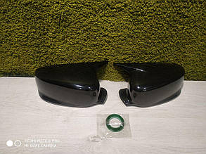 Накладки чорні дзеркал Honda Accord 9th 2008-2017 Кришки чорні дзеркал Хонда Акорд