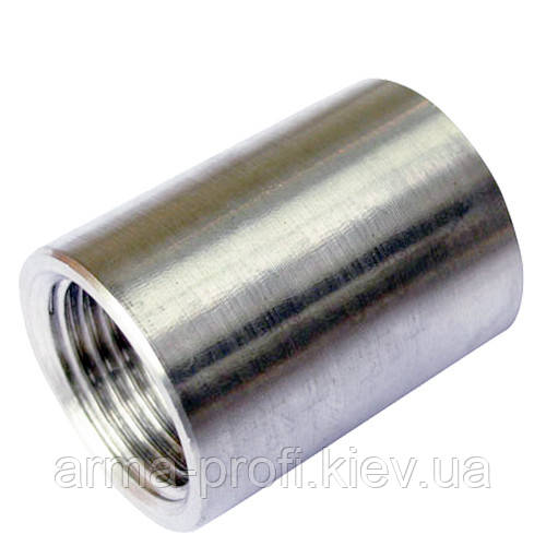 Муфта із нержавіючої сталі AISI 304 DN 15 (1/2")
