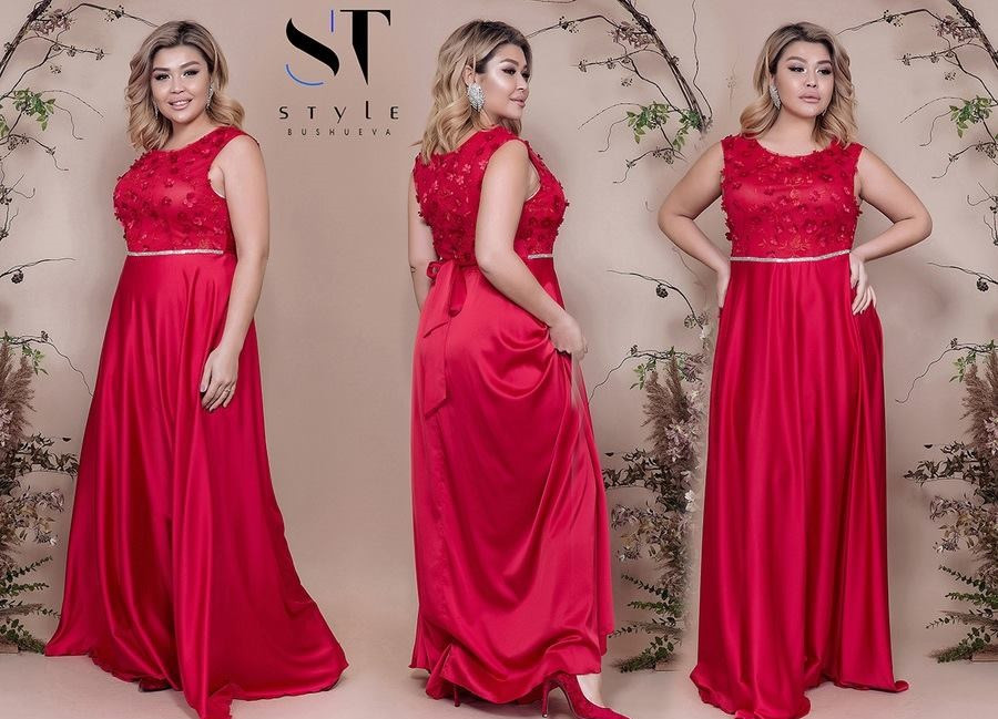 Неймовірна жіноча сукня, тканина "Атлас" 46, 48, 50, 52 розмір 46