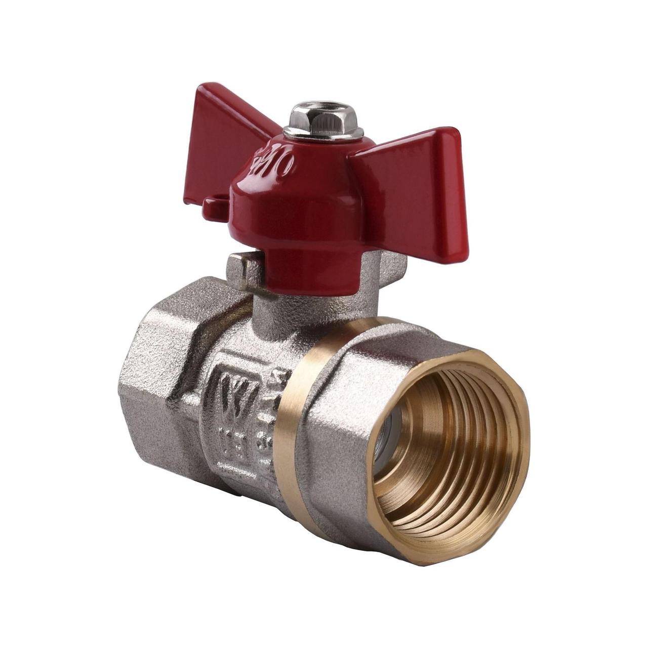 Кран кульовий прямий WATER VALVE 1" ВВ КБ NV-V Q001, фото 1