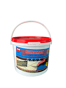 Гідроізоляція однокомпонентна надгуста під керамічну плитку зовні і всередині приміщень Boramax 6кг