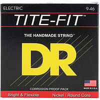 Струны DR LH-9 Tite-Fit Nickel Plated Electric Guitar Strings Light Heavy 9-46
